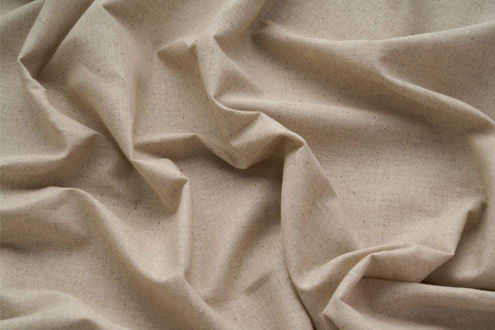 Natural Hemp Cotton Fabric: Lightweight Woven Blend for Sewing