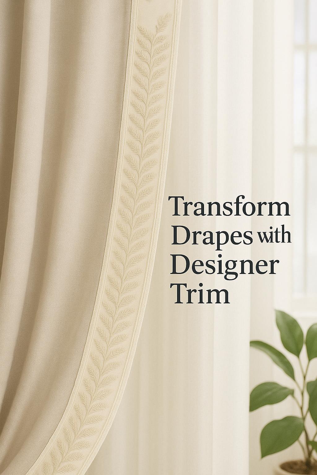 Champagne Leaf Embroidered Organza Trim: Ivory Lace Border, 10 cm Wide