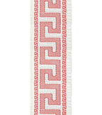 Greek Key Embroidered Trim: 5-Inch Polyester Border Ribbon