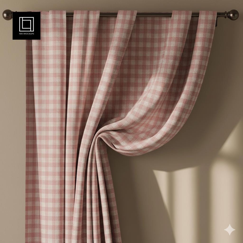Handmade Plaid Pinch Pleat Curtains – Blackout or Cotton Lined
