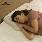 Orthopedic Contour Wing Latex Pillow – Ergonomic Neck & Shoulder Support for Better Sleep, 17x27 Inch
