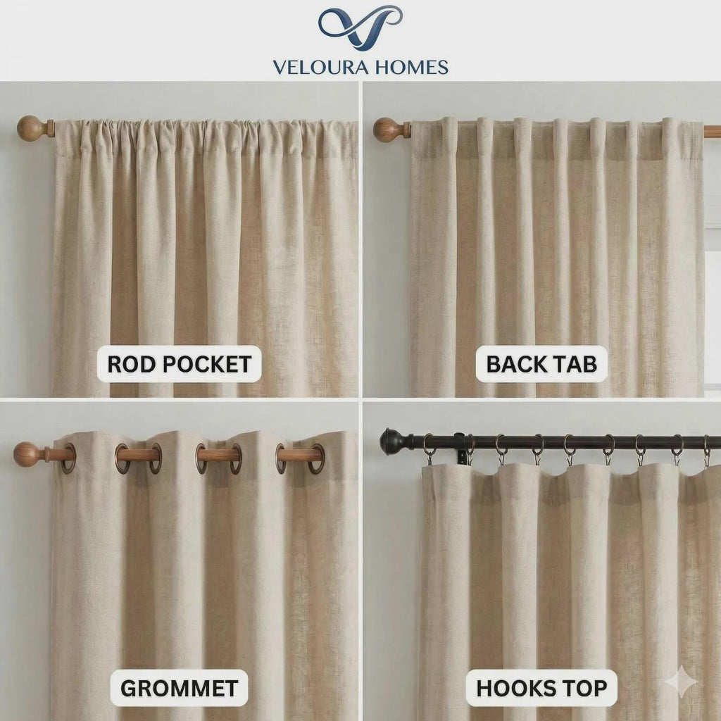 Beige Buffalo Check Curtains, Neutral Farmhouse Plaid Drapes, Custom Window Panels